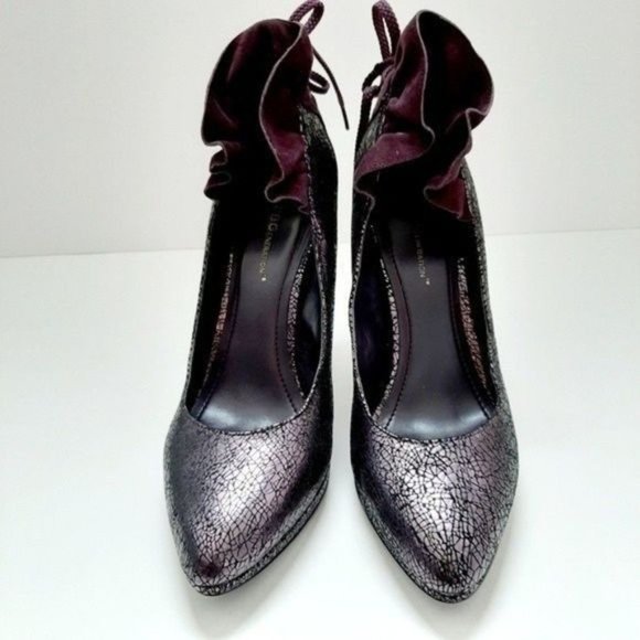 BCBGENERATION Michah Stilleto High Heels Purple Metallic Pumps Shoes Sz 9 - Picture 3 of 15